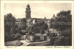 72026413 Plauen Vogtland Schmidt-Brunnen Rathaus Joessnitz - Autres & Non Classés