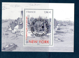 France 2024. Bloc New York.. Cachet. Rond Gomme D'origine - Souvenir Blocks & Sheetlets