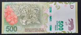 Argentina Billete De 500 $ Actual. - Argentina