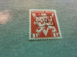 Belgique - Lion - Grand V - 1f. Surcharge 10 % - Rouge - Non Oblitéré - Année 1940 - - Stamps