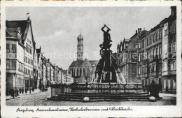 72026355 Augsburg Maximilianstrasse Herkulesbrunnen Ulrichkirche Augsburg - Augsburg