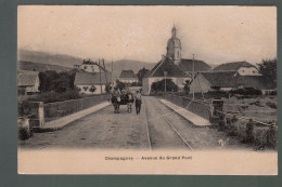 CP - 70 - Champagney - Avenue Du Grand Pont - Champagney