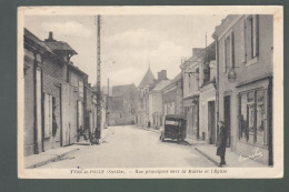 CP - 72 - Yvré-le-Polin - Rue Principale Vers La Mairie Et L'Eglise - Autres & Non Classés