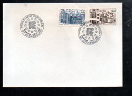 PARLEMENT EUROPEEN STRASBOURG  EUROPA 1987 - Commemorative Postmarks