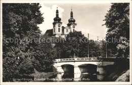 72026220 Donaueschingen Leopoldsbruecke Und Kath Stadt Kirche Donaueschingen - Donaueschingen