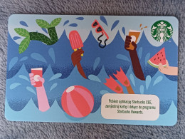 GIFT CARD - STARBUCKS - POLAND - 1533 - ICECREAM AND WATERMELON - Gift Cards