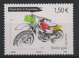 ANDORRE - 2021 - N°YT. 858 - Moto  - Neuf Luxe ** / MNH / Postfrisch - Motorbikes
