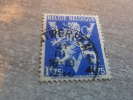 Belgique - Lion - Grand V - 1f.75 - Bleu Foncé - Oblitéré - Année 1945 - - Gebraucht