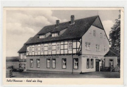 39085321 - Polle / Oberweser. Hotel Zur Burg Gelaufen, 1955. Leichter Stempeldurchdruck, Leicht Buegig, Sonst Gut Erhal - Other & Unclassified