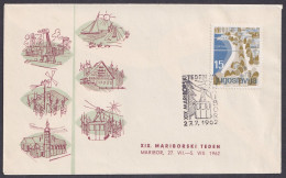 .Yugoslavia, 1962-07-27, Slovenia, Maribor Week, Special Postmark & Cover (b) - Otros & Sin Clasificación