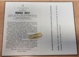 DP - Monique Baele - Stevens - Gent 1935 - 1955 - Obituary Notices