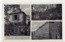 39059421 - Duesseldorf Kaiserwerth Mit 3 Abbildungen Der Diakonissen-Anstalt, Nachkriegskarte Ungelaufen  Gute Erhaltun - Duesseldorf