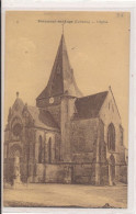 Beaumont En Auge (14 Calvados) L'église Et Le Monument Aux Mort De 14/18 - édit. Aubert - Autres & Non Classés