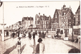 59 - DUNKERQUE - MALO LES BAINS- N°42 - La Digue - E.C. - NEUVE - Malo Les Bains