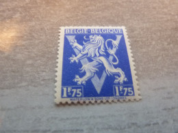 Belgique - Lion - Grand V - 1f.75 - Bleu - Non Oblitéré - Année 1945 - - Unused Stamps