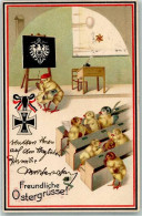 13969221 - WK I Ostern Kuekenschule Vermenschlicht Eisernes Kreuz  Tintenfass - Andere & Zonder Classificatie