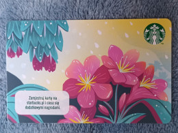 GIFT CARD - STARBUCKS - POLAND - 1071 - FLOWERS - Gift Cards