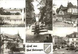 72025663 Bad Salzungen Kurhaus Burgsee Gradierwerk Markt Unter Den Linden  Bad S - Bad Salzungen