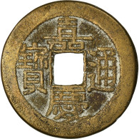 Monnaie, Chine, EMPIRE, Chia-ch'ing, Cash, 1796-1820, Kungpu, TB, Cast Brass - Chine