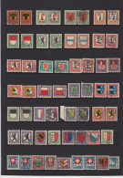 57 Timbres   Neufs *  Et Oblitérés Suisse Helvetia   Pro Juventute Différentes Années  Armoirie  Schweiz - Used Stamps