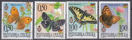 BOSNIEN Und HERZEGOWINA (Serbische Republik)  202-205,  Postfrisch **, Schmetterlinge, 2001 - Bosnië En Herzegovina