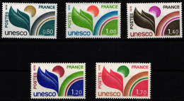 Frankreich Dienstmarken Unesco 16-20 Postfrisch #NH094 - Sonstige & Ohne Zuordnung