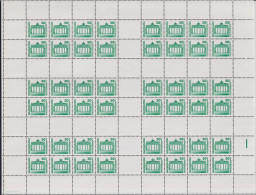 DDR Markenheftchenbogen MHB 21 I Postfrisch #NE198 - Zusammendrucke