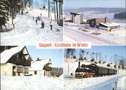 72025294 Kirchheim Hessen Winterlandschaft Dampflokomotive Kirchheim - Other & Unclassified