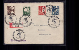 Bund FDC Einschreiben Brief Mit MiNr 167 / 170 - München N. Bautzen 1953 - Sonstige & Ohne Zuordnung