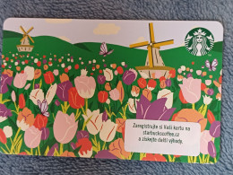 GIFT CARD - STARBUCKS - CZECH REPUBLIC - 0530 - GLADE OF TULIPS - Gift Cards
