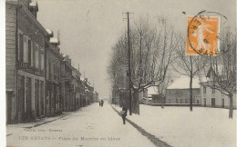 Les Abrets Place Du Marché En Hiver - Les Abrets