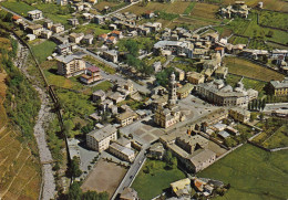 CARTOLINA  C18 MADONNA DI TIRANO,SONDRIO,LOMBARDIA-VEDUTA AEREA-STORIA,MEMORIA,CULTURA,BELLA ITALIA,VIAGGIATA 1974 - Sondrio