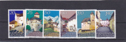 Liechtenstein 1986/89, Cat. Zumstein 836/90 3**.  Série Courante. - Nuevos