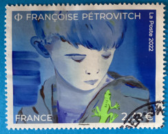 France 2022 : Françoise Pétrovich, Artiste Plasticienne Française N° 5616 Oblitéré - Gebraucht