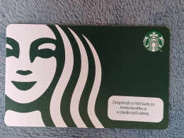 GIFT CARD - STARBUCKS - CZECH REPUBLIC - 0331 - SIREN WITH I - Tarjetas De Regalo