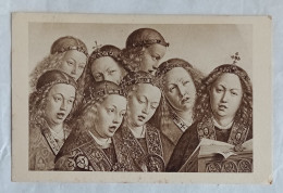 CP Les Anges Chanteurs, Hubert Et Jan Van Eyck. Braun & Cie Impr. Dornach (Ht-Rhin) - Schilderijen