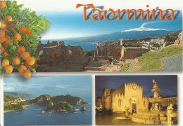 *CPM - ITALIE - SICILE - TAORMINA - Multivues - Other & Unclassified