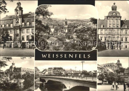 72024692 Weissenfels Saale Rathaus Blick Vom Klemmberg Schloss Augustusburg Weis - Weissenfels