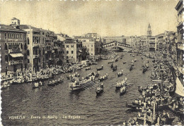 *CPSM - ITALIE - VENISE - Pont De Rialto - La Régate - Venetië (Venice)