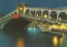 *CPM - ITALIE - VENISE - Pont De Rialto En Nocturne - Venetië (Venice)