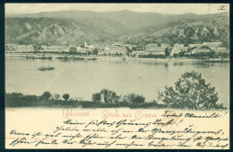 1900 Orsova,Orschowa,Danube,Donnau,Ship,Harbour,Mountains,Romania,PostCard - Enteros Postales
