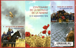 France.bloc Centenaire Batalle De La Marne.2014.neuf - Mint/Hinged