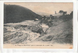 CPA :  14 X 9  -  Le  Village  De  BIONNAY  Après  La  Catastrophe  Du  12  Juillet  1892 - Autres & Non Classés