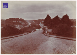 BEAU FORMAT - Luxembourg Ville Pont Du Château RARE Photo Originale 17x12cm 1905/10 Clausen C9-4 - Plaatsen