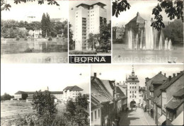 72024552 Borna Breiter Teich Hochhaus Krankenhaus Reichstor Borna - Borna