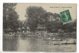 Joinville-le-Pont (94) : Le Départ D'une Course D'aviron Bateaux Sur La Marne En 1911 (animé) ETAT  PF. - Joinville Le Pont