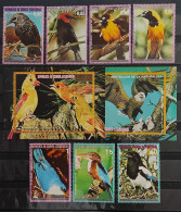 PROTECCIÓN  DELA NATURALEZA -PAJAROS DE AMERICA DEL NORTE MNH** - Guinea Equatoriale