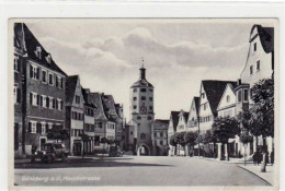 39051121 - Guenzburg Mit Hauptstrasse Gelaufen Von 1933. Gute Erhaltung. - Autres & Non Classés