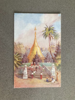 Sulay Pagoda Rangoon Carte Postale Postcard - Myanmar (Birma)