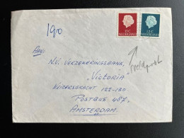 NETHERLANDS 1969 LETTER NAPO VELDPOST UTRECHT TO AMSTERDAM 11-10-1969 NEDERLAND - Cartas & Documentos